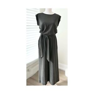 LOFT Olive Green Sleeveless Jumpsuit